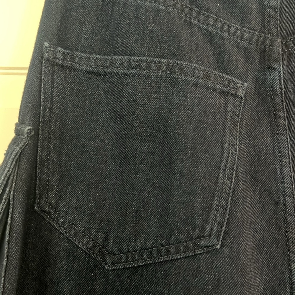 Zara Dark Denim Cargo Pant - Picture 5 of 5